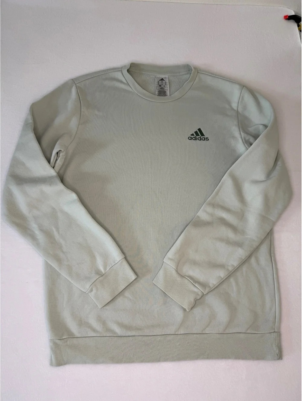 Adidas Mint Green Crewneck Sweatshirt Pullover Size M